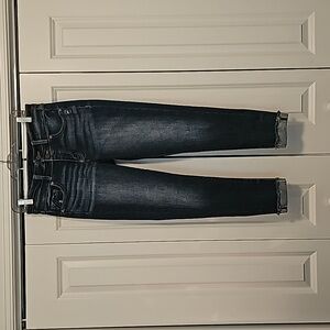 Buckle Black straight leg jeans with cuff. Size 27